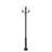 Laurent 1 Light Outdoor Post Mount Fixture in Black