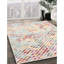Tapis contemporain bleu / rouge-1273634136