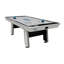 American Heritage Raptor Air Hockey Table – LED Scoring, Premium Play Surface, Silver/Black Finish