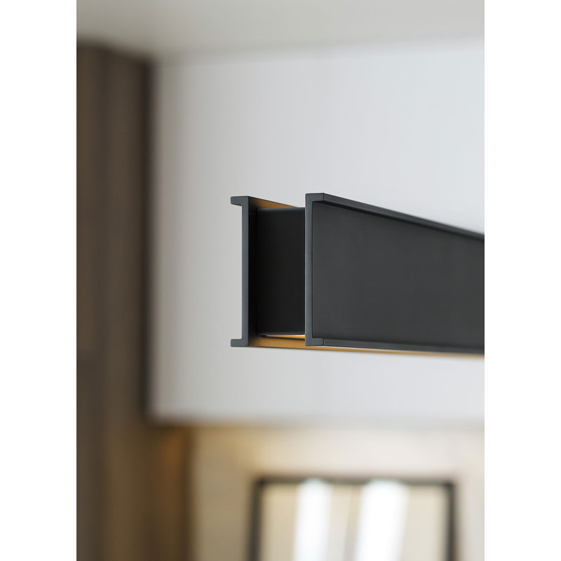 I-Beam 1 - Light LED Pendant, Nightshade Black