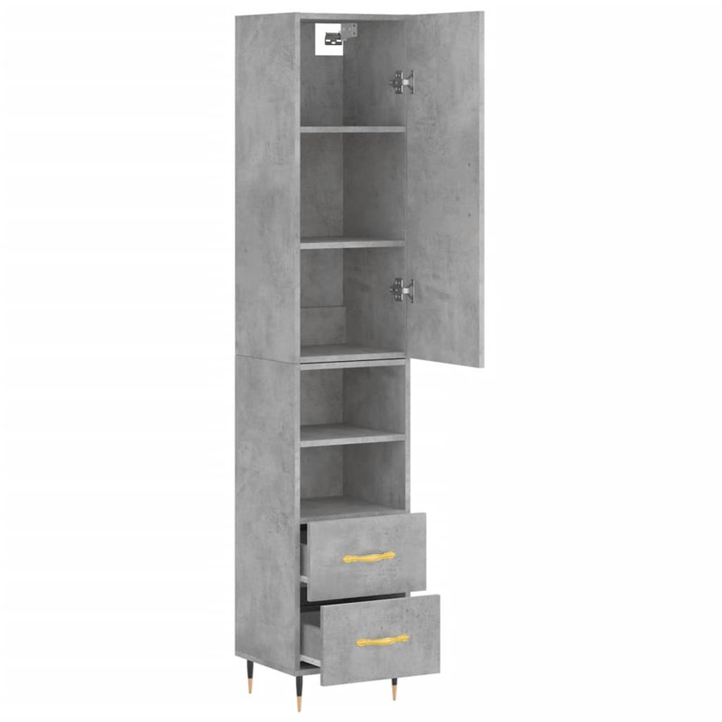 Molines 34.5cm Sideboard, Stone Grey