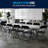 Parker 11-Piece Folding Rectangular Training Table and Chairs Set by Flash Furniture