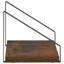 4 -Piece Steel Floating Shelf