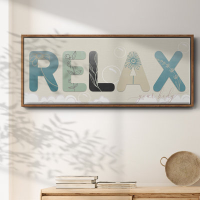 Relax Your Body - toile encadrée