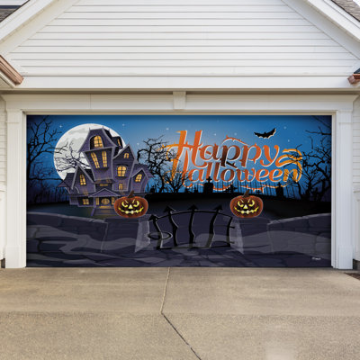 Haunted Mansion Garage Door Mural