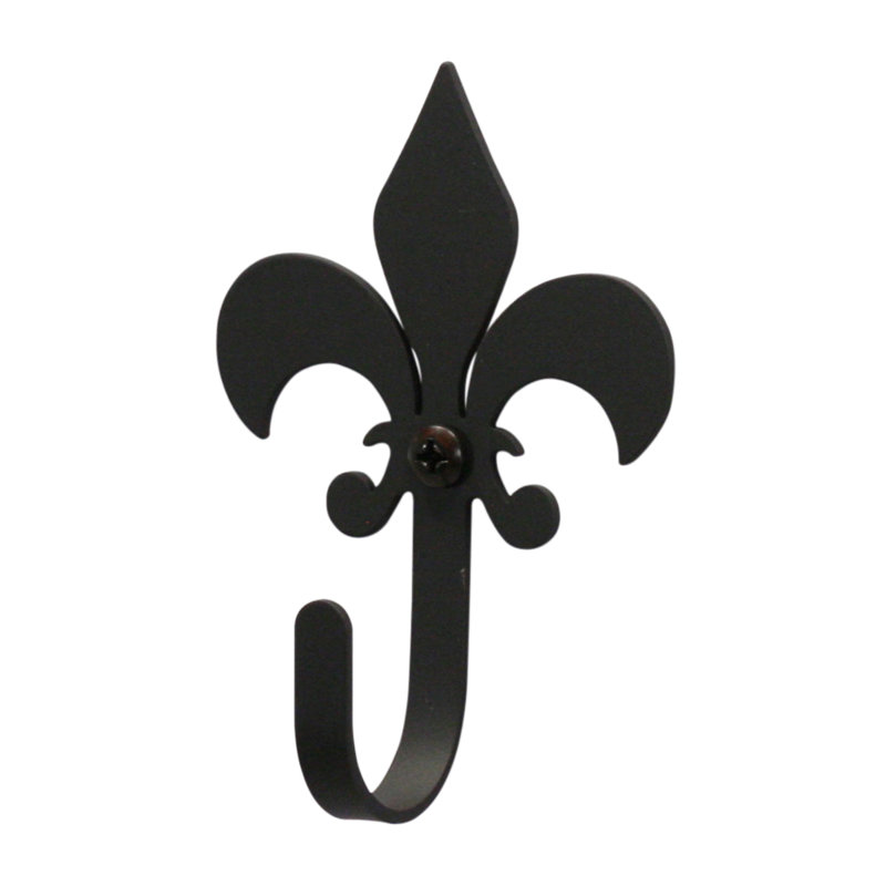 Isham Iron Wall Wall Hook, 3.75" H x 2.5" W x 2.5" D