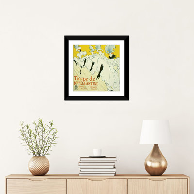 La Troupe de Mademoiselle Eglantine par Henri De Toulouse-Lautrec - Giclée sur toile tendue avec châssis