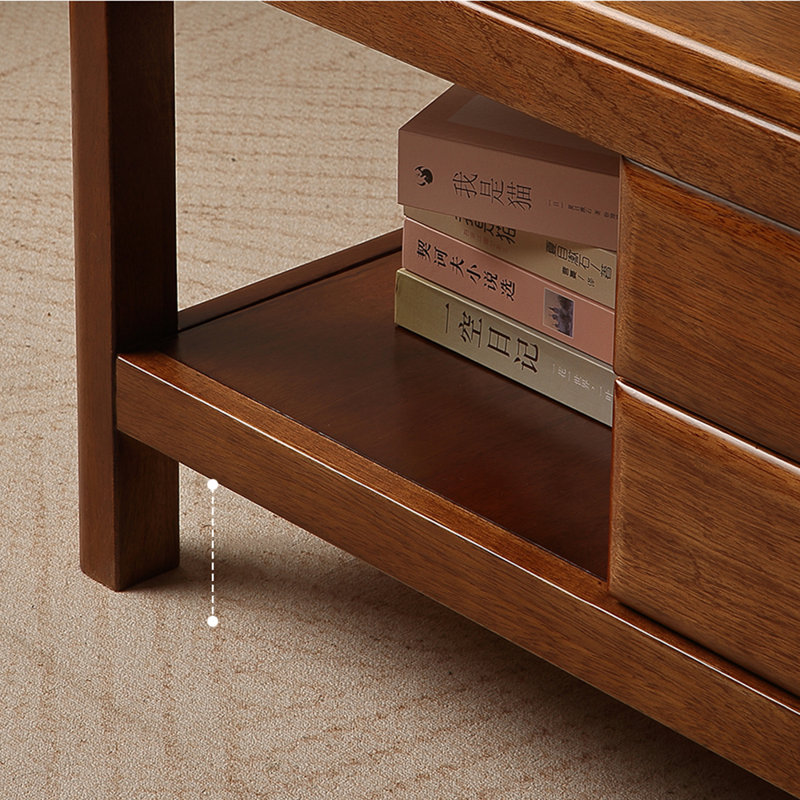 New Chinese-style all-solid wood coffee table
