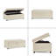 Grand repose-pieds moderne avec rangement, repose-pieds modulaire avec roulettes pour le salon, repose-pieds, repose-pieds et banc de rangement-41081598