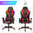 Gymax Adjustable Reclining Ergonomic Faux Leather Swiveling PC & Racing Game Chair-69966253
