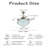 42'' Giuseppino 3 - Blade LED Crystal Ceiling Fan with Remote Control with Light Kit Included