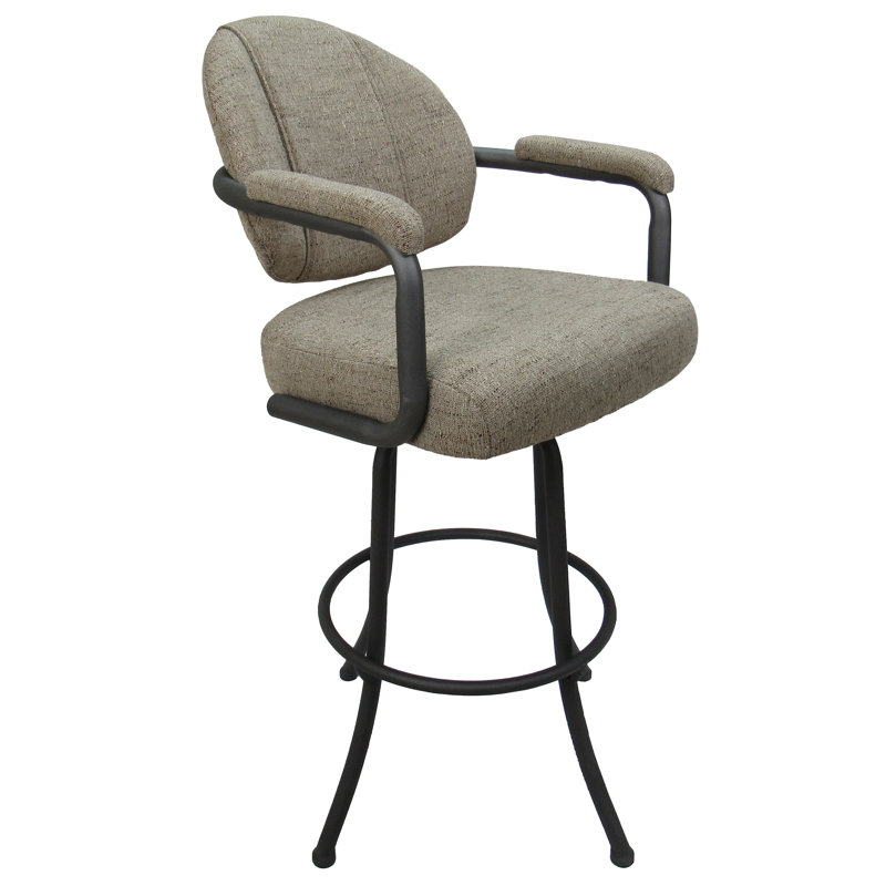 Bois de grève Hemsath de 26 po Ivette - gris, Tabouret de bar (siège d'une hauteur de 26 po), Bois flottant Hemsath