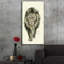 «Majestic King of the Jungle» par River Han, art mural en verre acrylique-1632431841