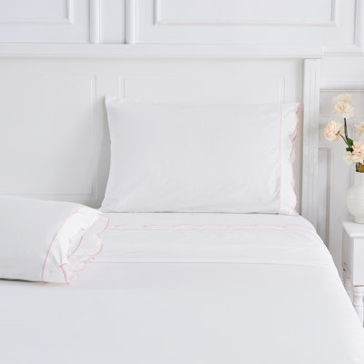 Michelet cadre festonné percale PCase