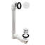 Ensemble de drain de baignoire en PVC 1-1 / 2 "x 12" avec trop-plein à deux trous avec trop-plein-37145637-134282290