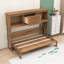 Lit escamotable simple avec station de charge et tiroir de rangement-1385062367