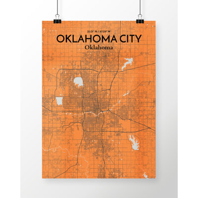 Oklahoma City - No Frame Print