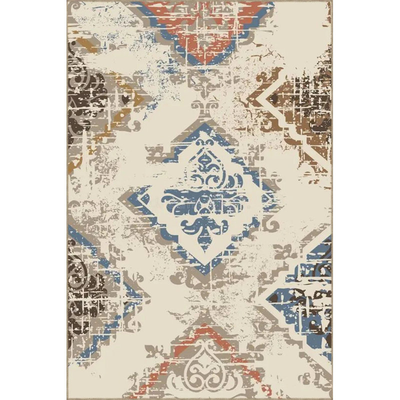 Tapis décoratif à motif de losanges jaunes et tapis lavable, Tapis de couloir 3 pi 4 po x 9 pi 11 po