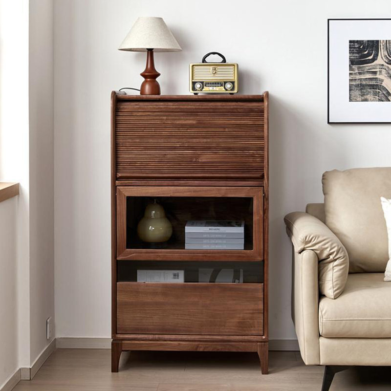 Armoire d'appoint en verre