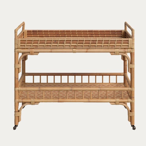 Rooney Rattan Bar Cart