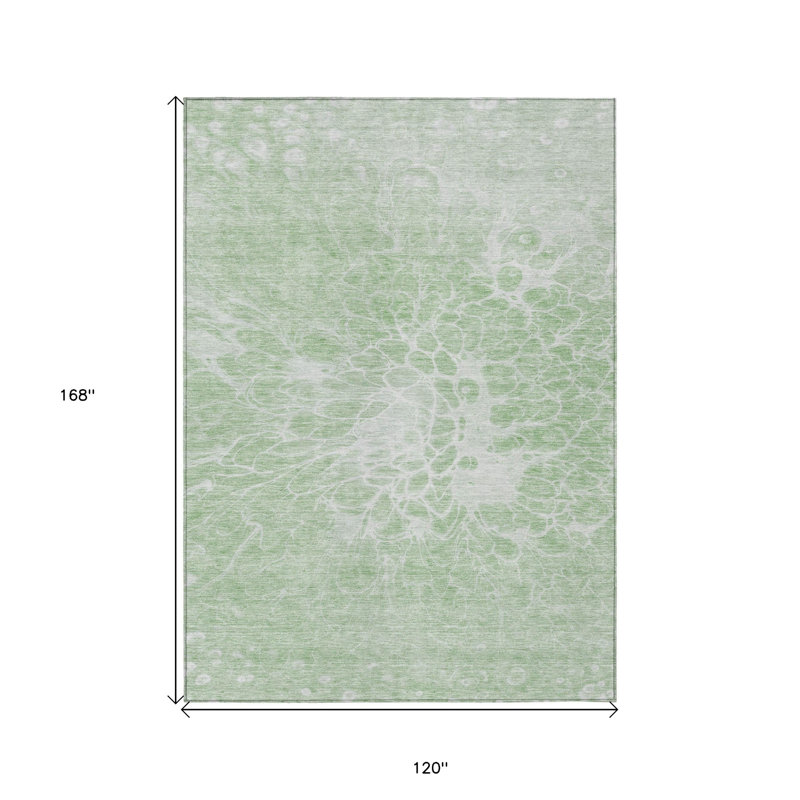 Tapis intérieur lavable abstrait 10 pi x 14 pi ivoire