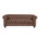 Brown Leather-like Fabric