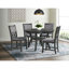 Chaise d'appoint Relyea en gris foncé