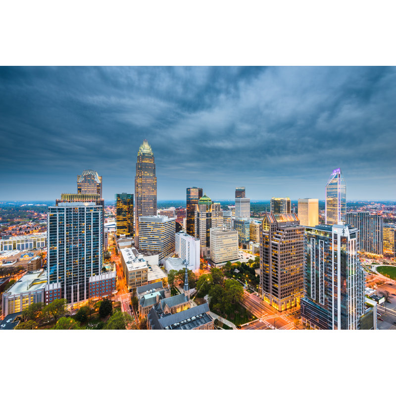 " Charlotte, North Carolina ", 32" H x 48" W  