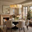 Lustre tambour en albâtre naturel de 32 po à 12 lumières, fini doré-438945196