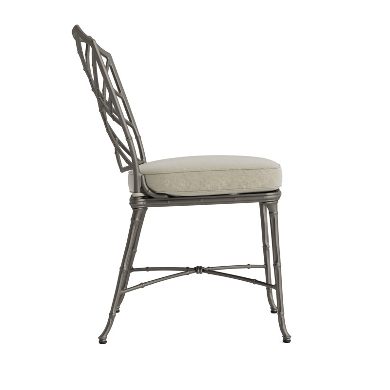 Calcutta Outdoor Dining Side Chair, Mica, Fusion Moccasian, Brown