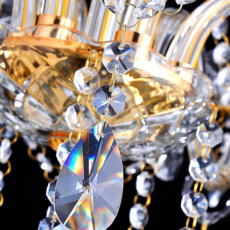 Ankeny Crystal Chandelier, 60cm H x 55cm W x 55cm D
