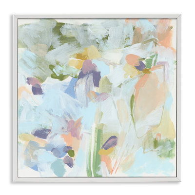 Chaotic Pastel Arrangement Giclee Art by June Erica Vess