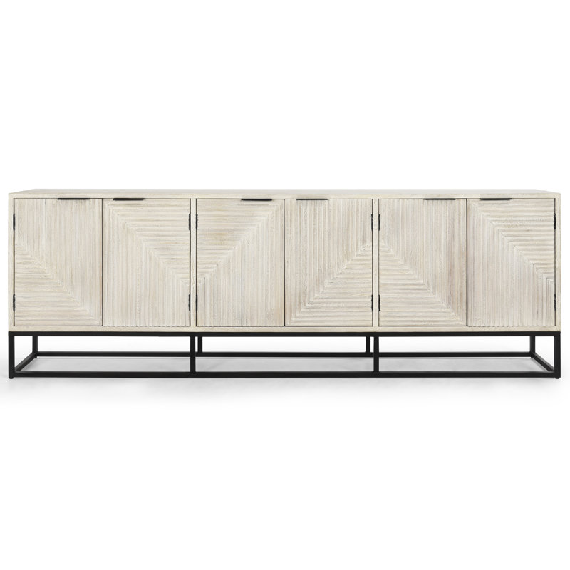 Flint 108'' W Solid Wood Credenza