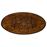 Overdyed Hand-Knotted Wool Modern-Contemporary Gold Area Rug 6' 1" x 6' 1"
