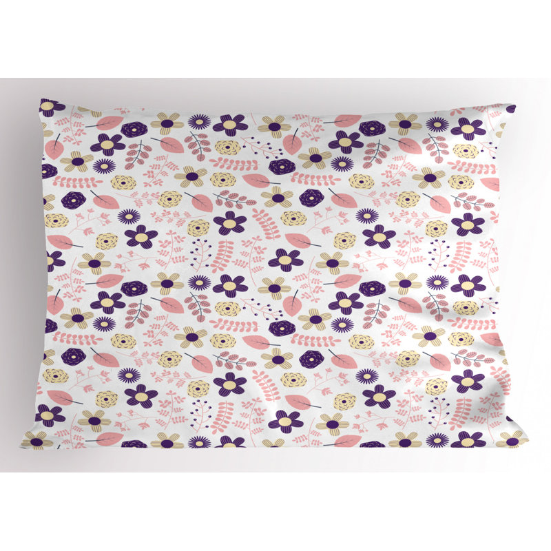 Spring Polyester Sham Set, Twin