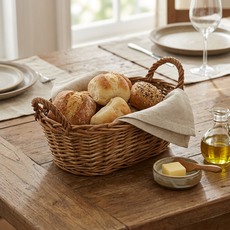 Cheungs Wicker Decorative Basket