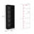 71" Black Five Tier Bookcase