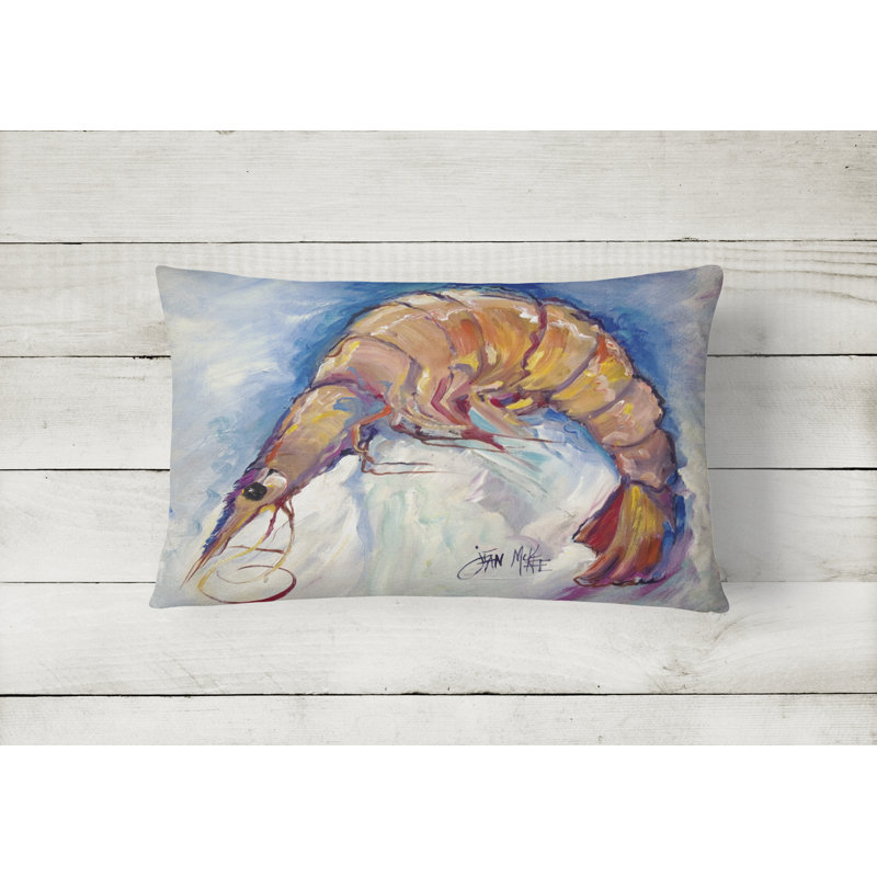 Coussin intérieur/extérieur crevette