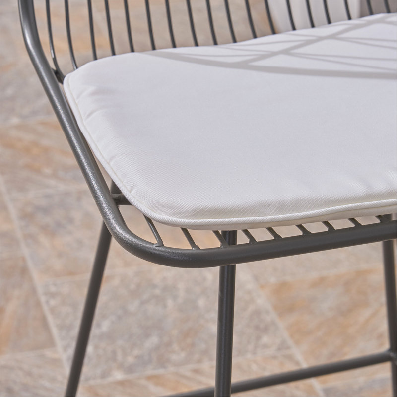 Tabouret de comptoir de patio, Gris