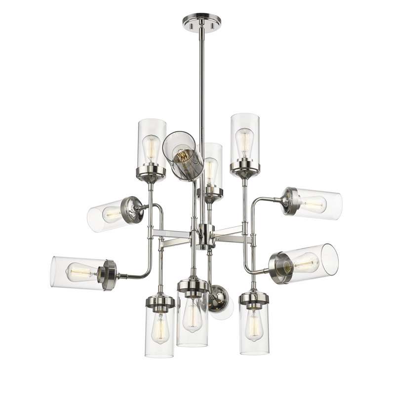 Lustree linéaire 12 lumières spoutnik modern Grantham