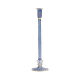 F2023 14'' H Glass Tabletop Candlestick