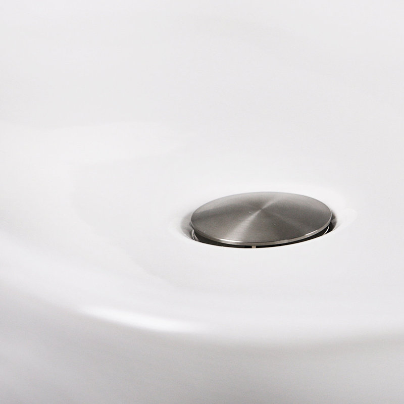 Nantucket Sinks Regatta 14.5'' White Fireclay Oval Bathroom Sink