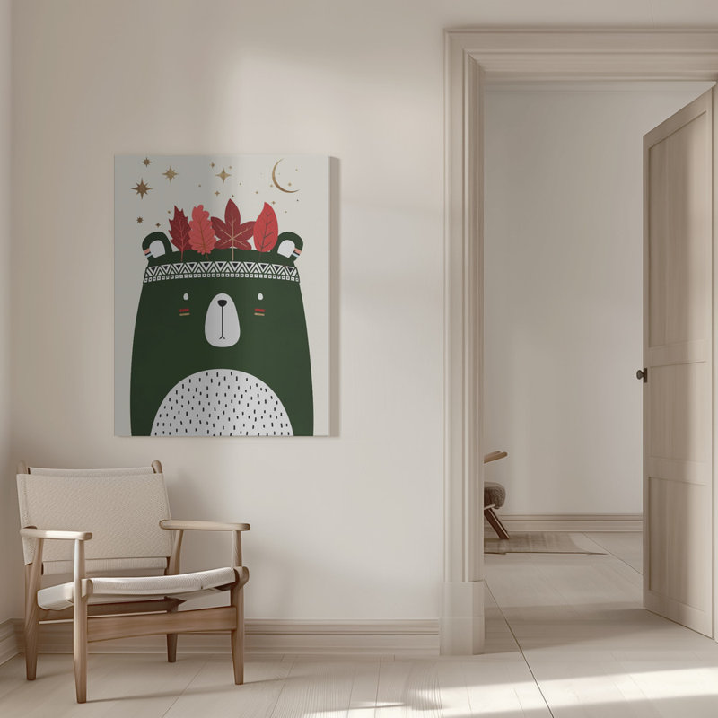 "Can Wait for Christmas (vers.1)", art mural sur toile tendue, H 16 po x l 12 po
