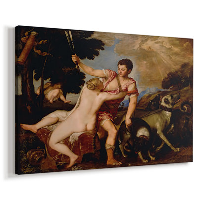 Venus and Adonis-Titian (Tiziano Vecelli)-Gallery Wrapped Canvas-1554