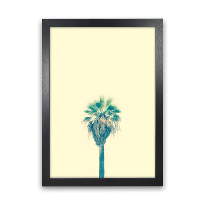 Yellow Palm Tree 1 Piece Wall Art