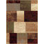 Tapis brun à motif géométrique Abercorn-24092181