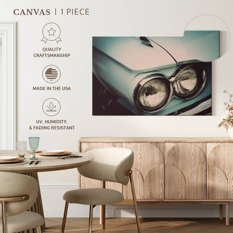 Mehar Old Car Vignette, 34" H x 51" W