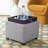 Mousoupetros Upholstered Ottoman-381354145