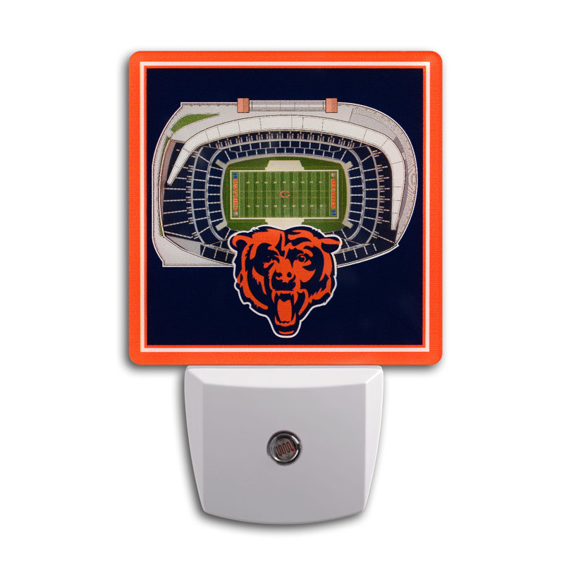 NFL Chicago Bears Stadium View Night Light