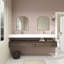 Ensemble de meuble-lavabo double mural 84 po Alysa-71095562